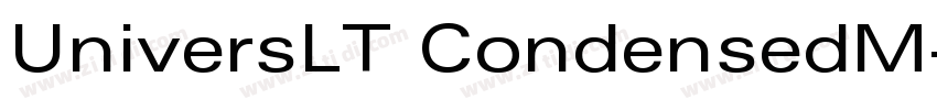 UniversLT CondensedM字体转换